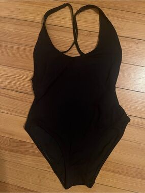 Proenza Schouler Black One-Piece Swimsuit